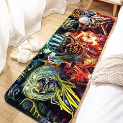 Heavy Metal Band Irons Maidens Door Mat Entrance Non-slip Doormat Washable Kitchen Carpet Living Room Hallway Rugs Bathroom Bath