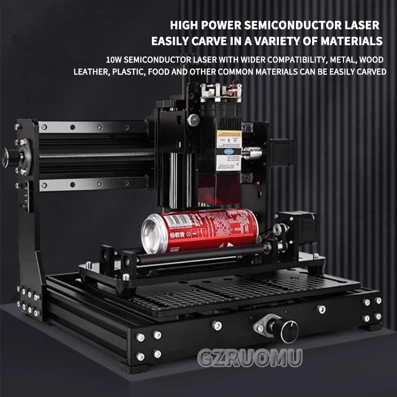 DIY KIT Laser Engraver Cutter Offline Control CNC Metal Glass Logo Printing Engraving Machine 300X200MM Wood Logo Printer