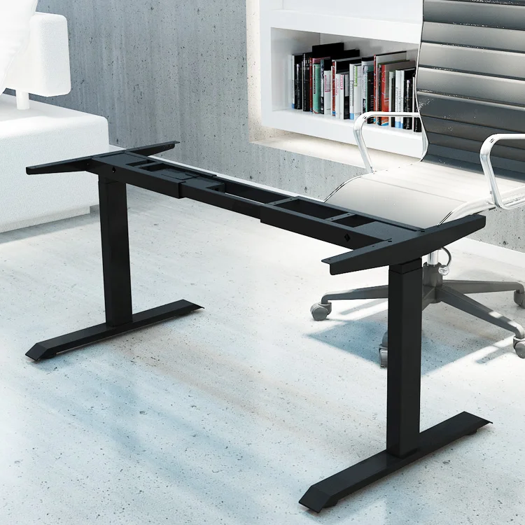 Ergonomic office  Dual Motor Electric Standing Desk Frame Adjustable Height Sit To Stand Desk