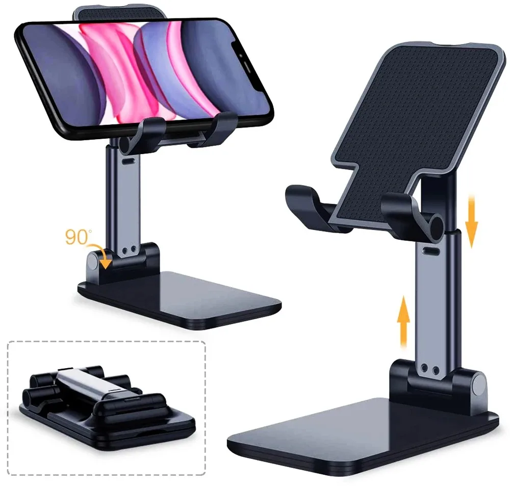 2026 Table Cell Foldable Extend Support Desk Mobile Phone Holder Stand Desktop Tablet Holder For iPhone Smartphone Adjustable