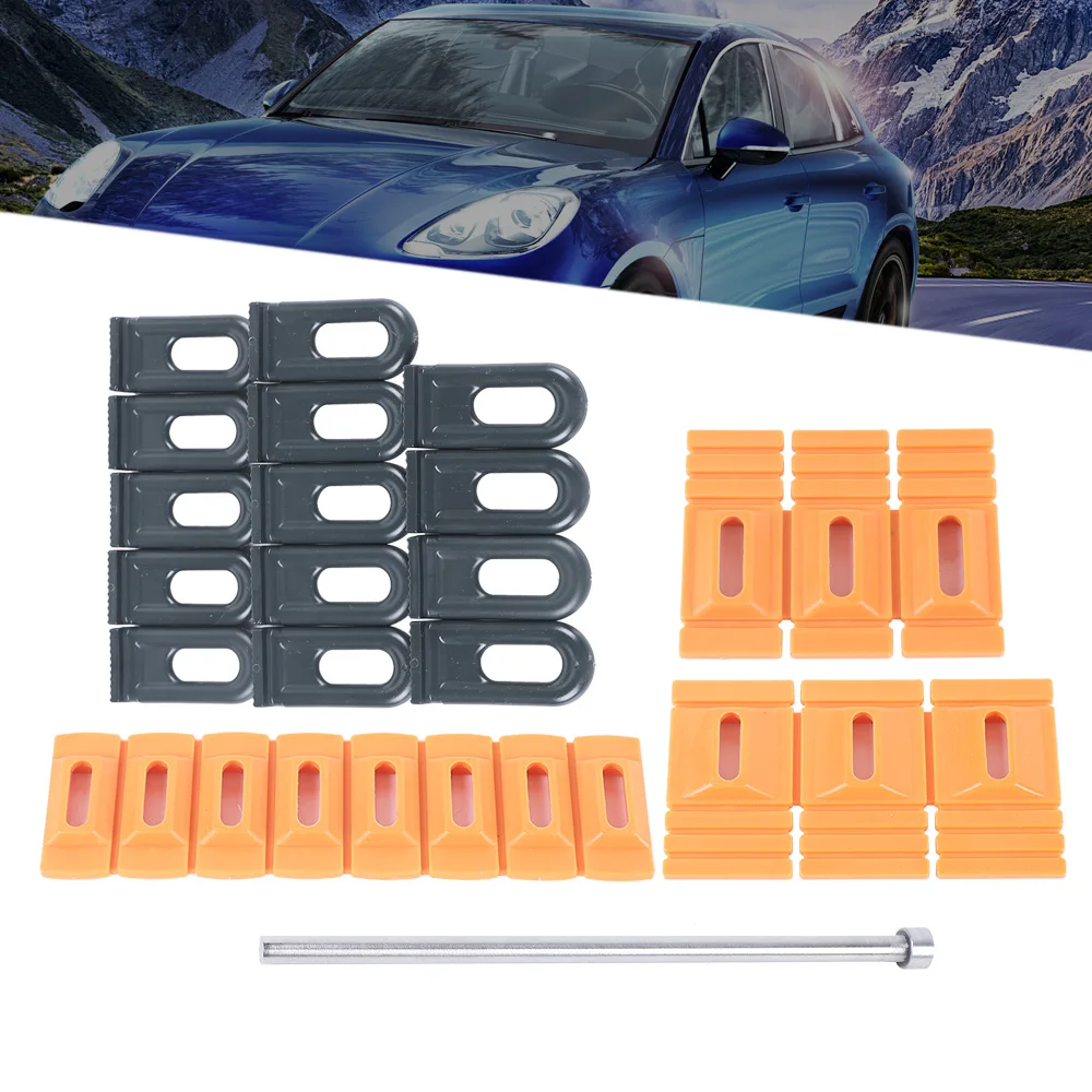 Piezas de reparación de abolladuras de Metal para carrocería de coche SUV, Kit de extractor de granizo, juego de herramientas