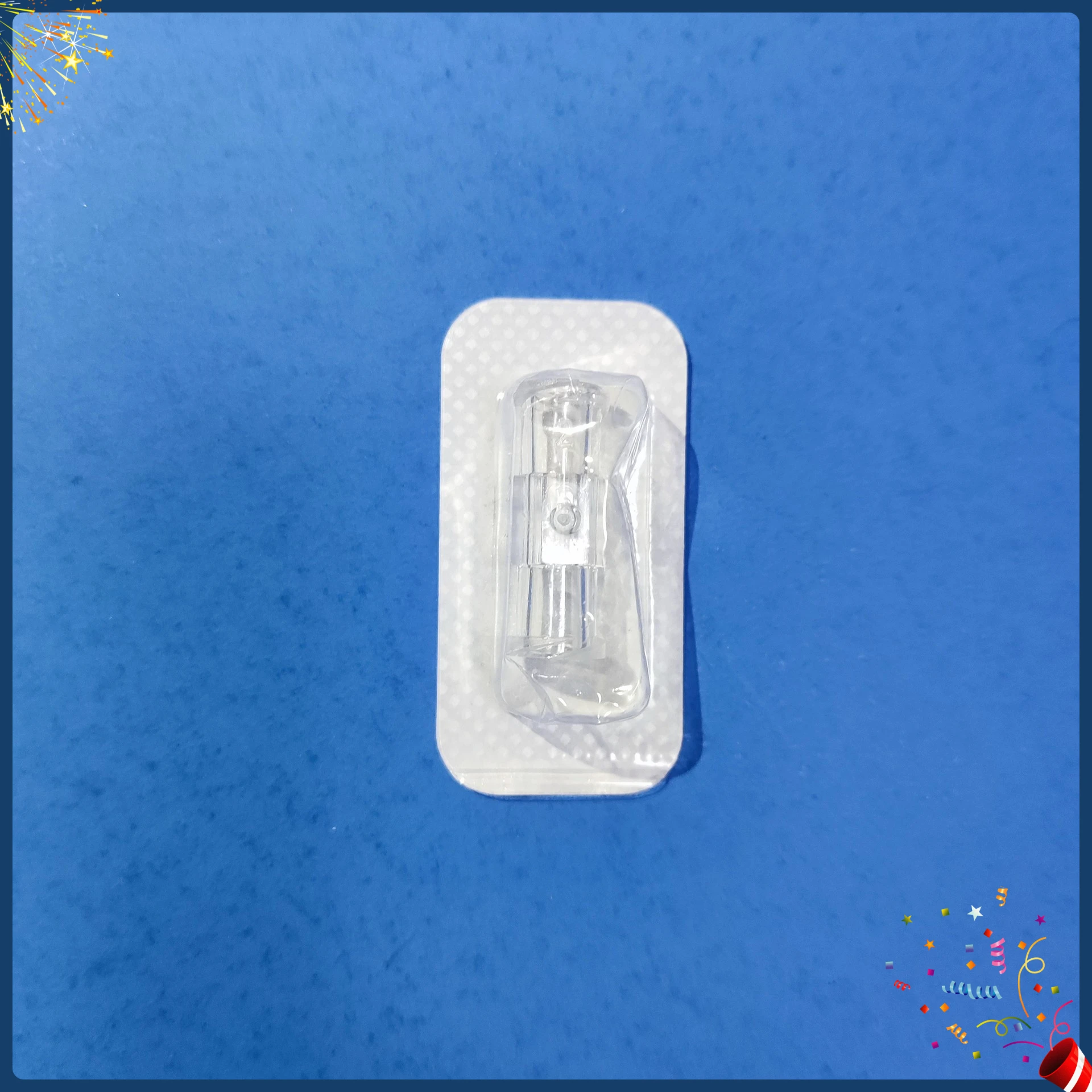 Double Helix Male Sterile Luer Lock Adapter Leak Proof Transparent Plastic Syringe Connector Disposable PP Sterile Luer Lock