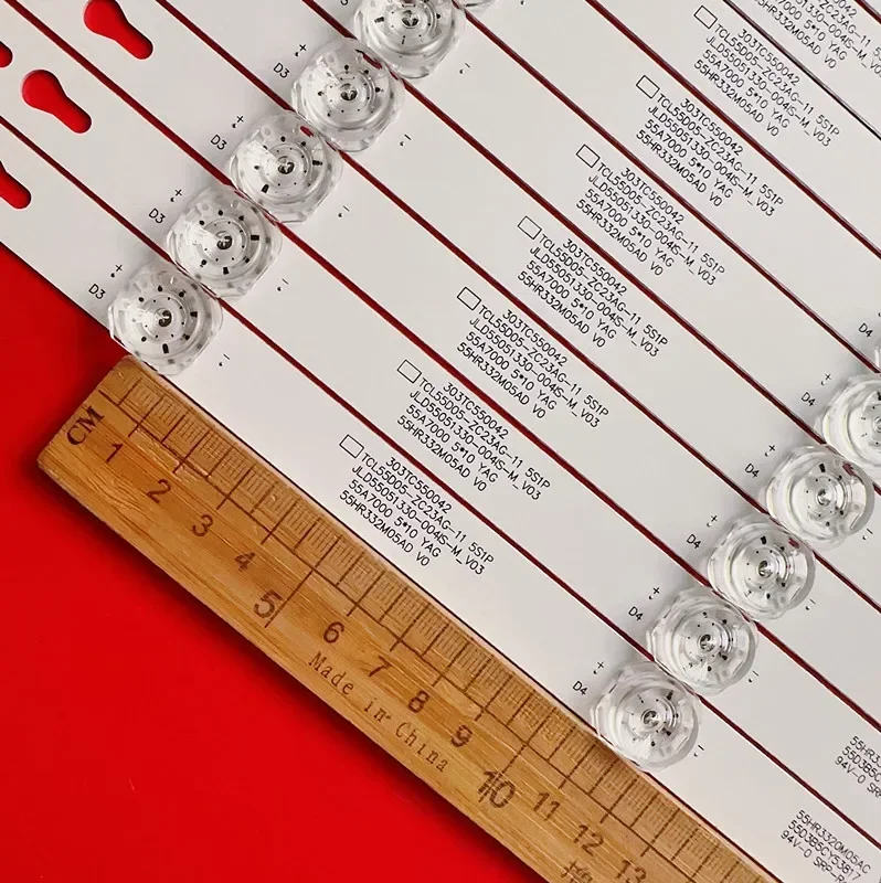 LED قطاع 5 مصباح ل JL.D55051330-004IS-M_V03 55HR332M05AC V2 55HR332M05A0 V0 TCL55D05-ZC23AG-11 303TC550042 303TC550042 55A7000 #2