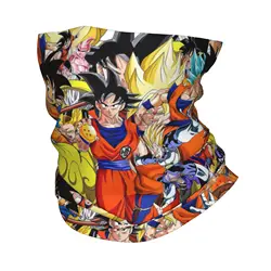 Dragon Ball Z Goku Vegeta DBZ Bandana Neck Gaiter Wrap Scarf Multifunctional Headwear Cycling for Men Women Adult Washable