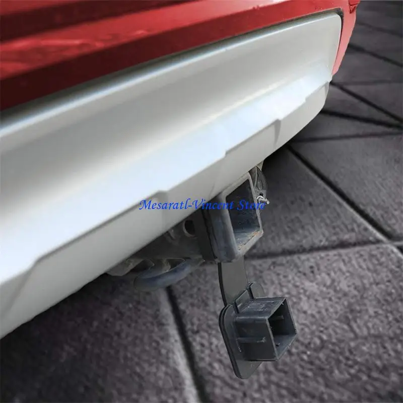 A70F Rubber Trailer Hitch Tube Cover universal Trailer Hitch Cover for 2 Inch Receiver Tube Protects Against Dirt & rusts 