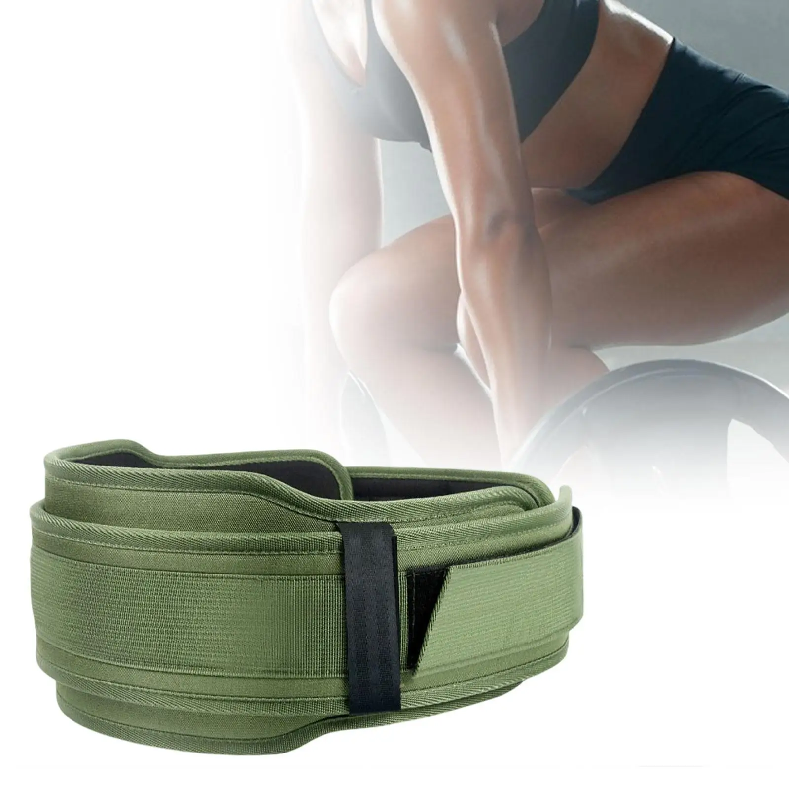 Weight Lifting Belt Men Women Lightweight Portable Weightlifting Belt Waistband for Bodybuilding Deadlift Powerlifting Squats