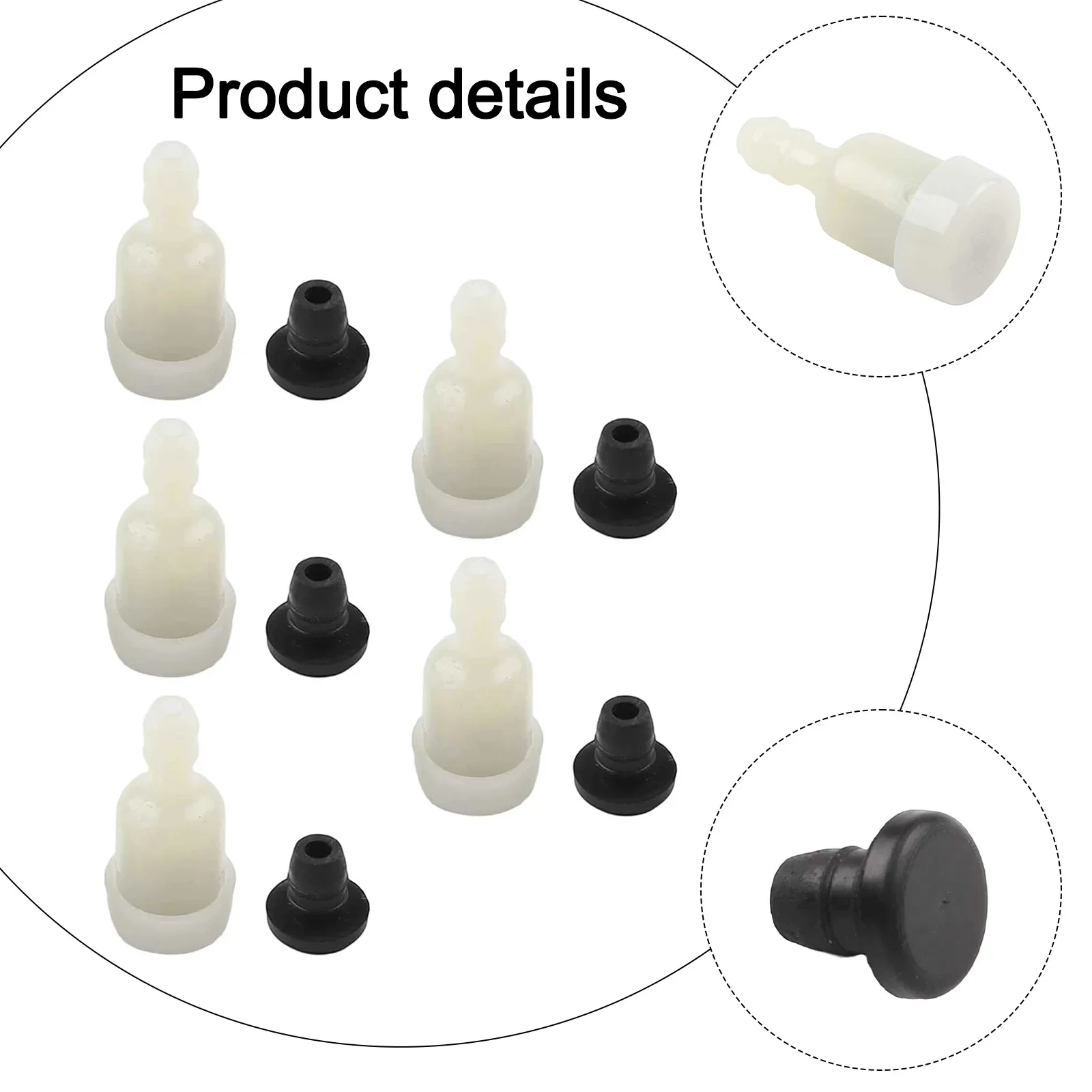 5PCS Fuel Tank Breather Vent Air Check Valve For Chainsaw Brushcutter Trimmer For Brush Cutter TL43 CG520 TARUS Garden Tool