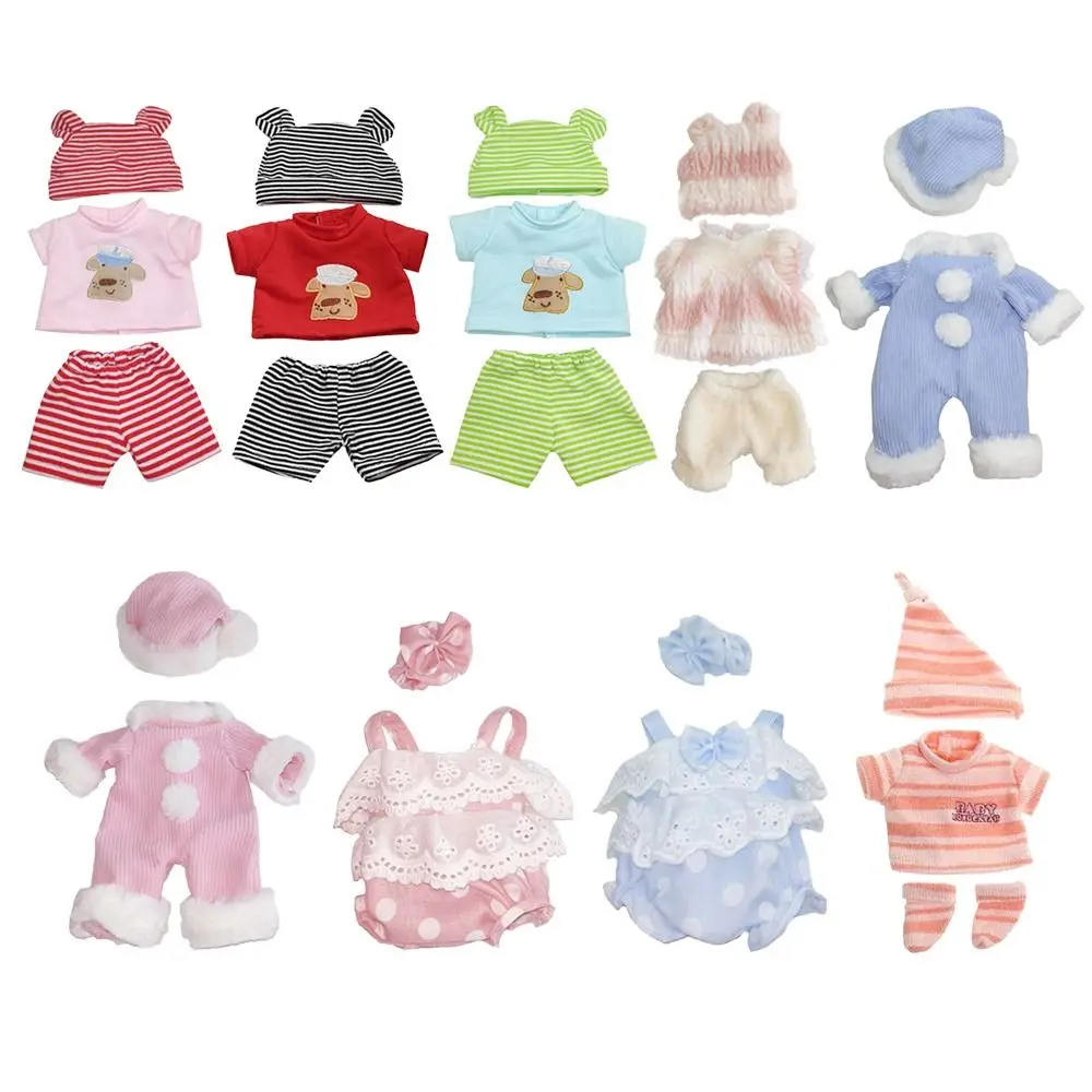 Cute Polyester Reborn Dolls Clothes Colorful Handmade Reborn Pajamas Clothes 30cm Simulation Outfits Reborn