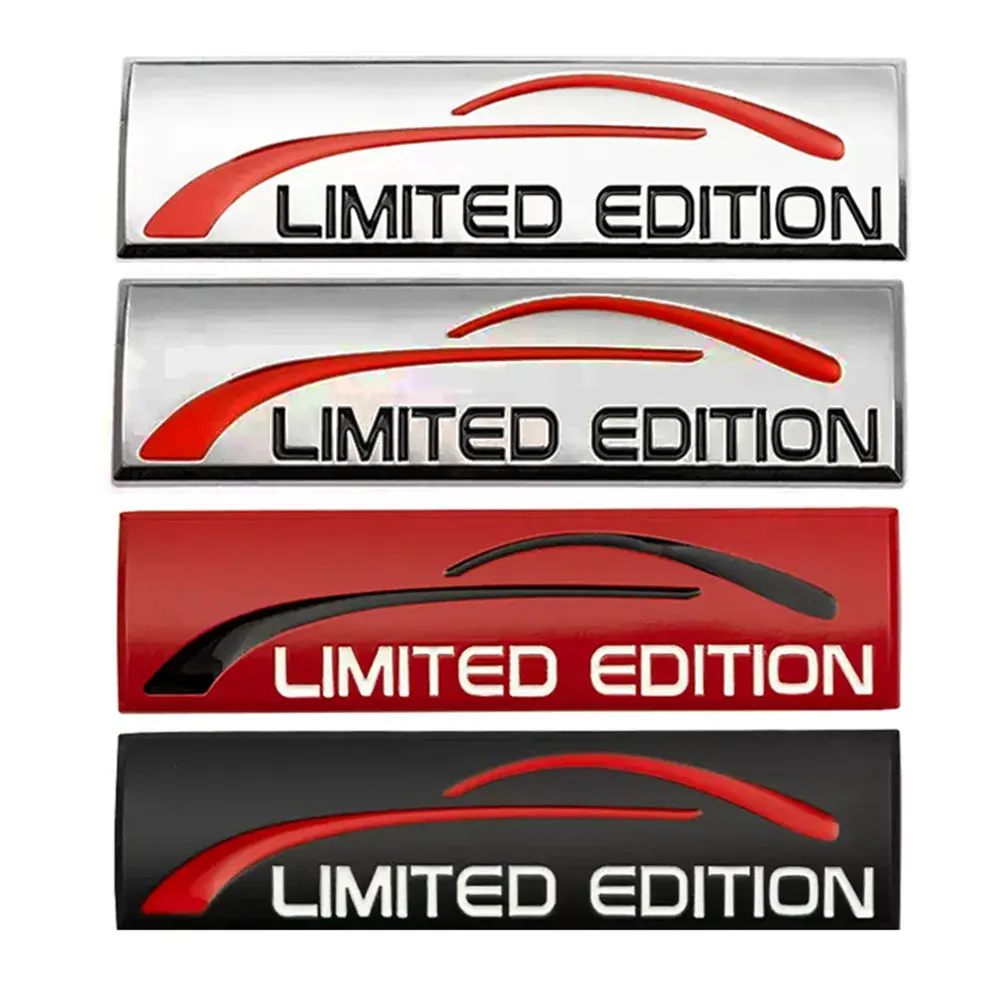 3D Metal Limited Edition Sticker Car Fender Side Rear Trunk Emblem Badge adesivo per auto per etichette per auto accessori