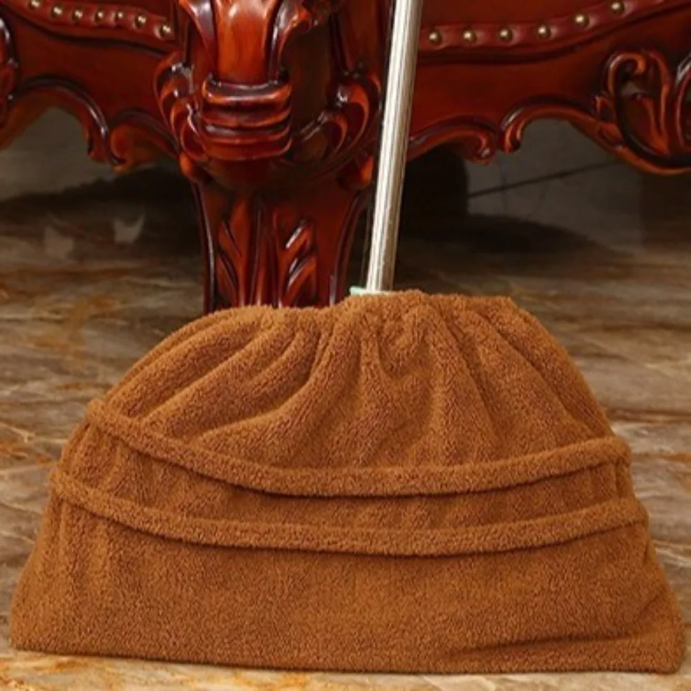 

6PCS Coral Velvet Multi Function Broom Cover Reusable Eco-Friendly Microfiber Absorbent Mop Cover High Absorbent Washable