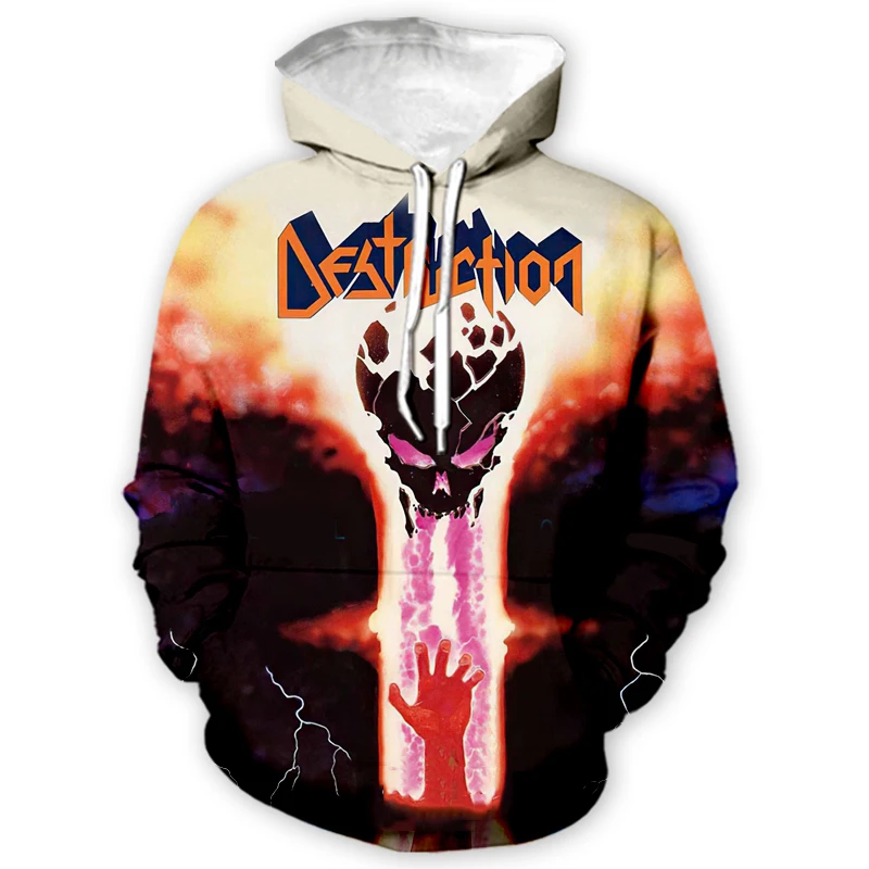 Destruction Hoodie 3D Print Hooded Men/Women Sweatshirt Unisex Streetwear Pullover Casual Tracksuits