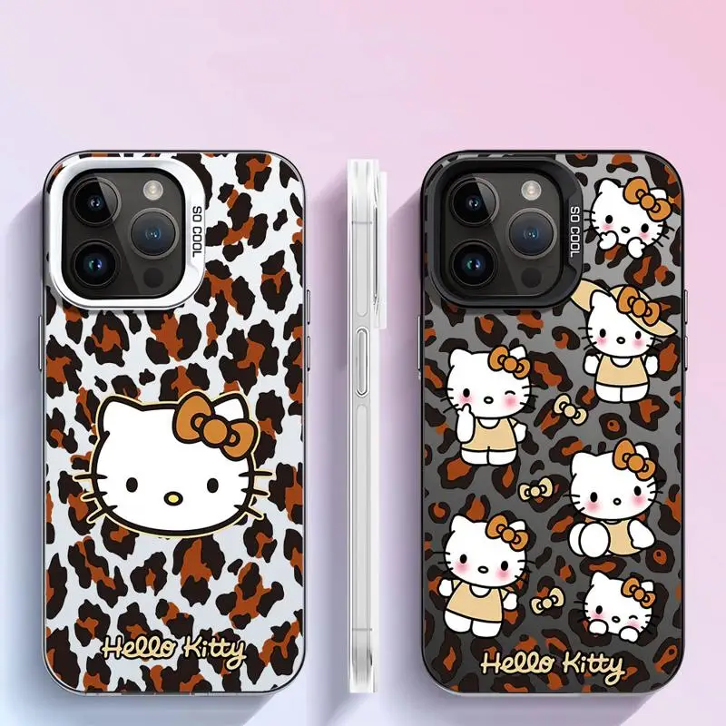 Cartoon Hello Kitty Case For Apple iPhone 11 13 15 Pro Max 14 Plus 12 16 Phone Cover Silicone Shell Shockproof Protective Funda