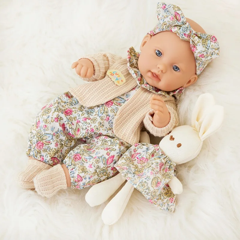 30 سنتيمتر تولد من جديد دمية طفل لينة البوليستر قابل للغسل لعبة مهدئة واقعية الفينيل كامل الجسم هدية عيد للأطفال نابض بالحياة