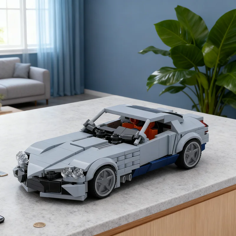 342pcs MOC Mercedesss SLR McLarened City Champions Model Building Blocks Architecture Christmas Gift Toy Craft Creative Birthday