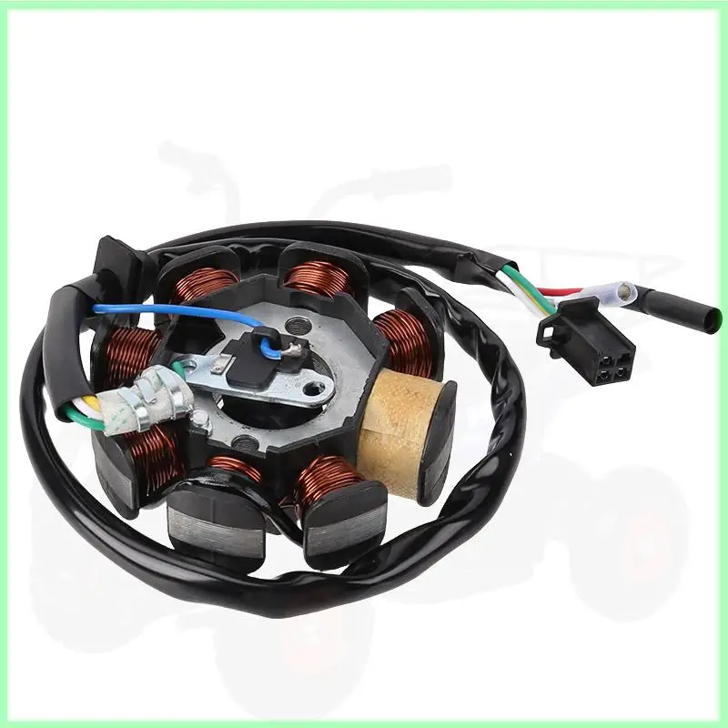 8-coil Magneto Alternator Stator for GY6 125cc 150cc 152QMI 157QMJ Chinese Scooter Moped ATV Go Kart Quad Engine