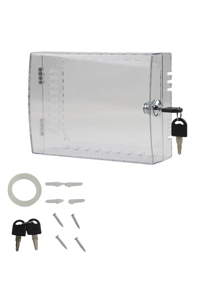 Keyed Lock Box Thermostat Lock Box Effective Ventilation Design Long-lasting Construction Ventilated Lock Box Home Installation