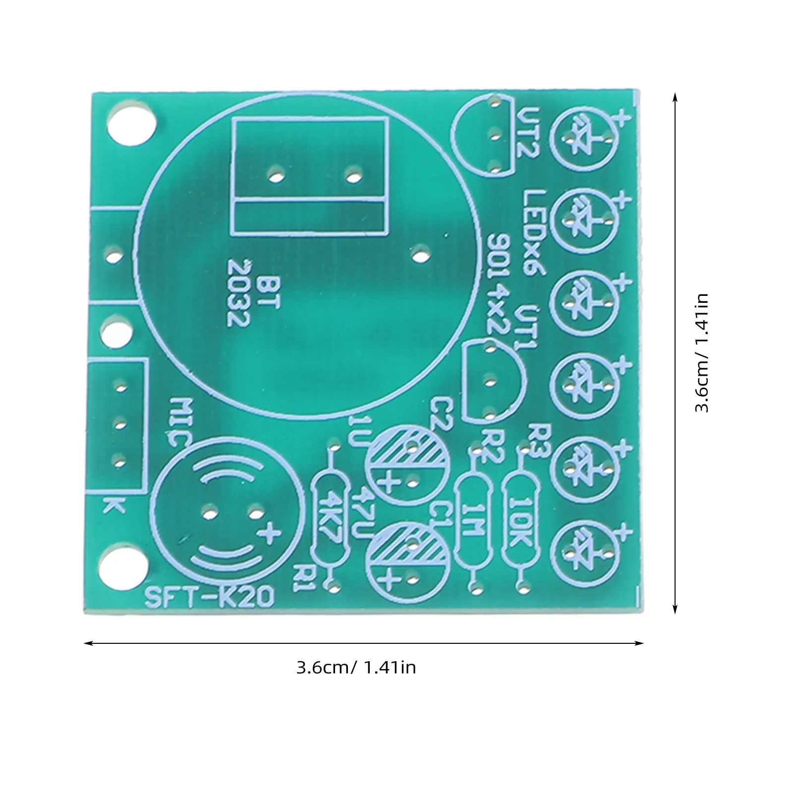 Educational Voice-Controlled LED Metronome Kit for DIY Soldering Practice Electronics Learning Project for Teens Stem