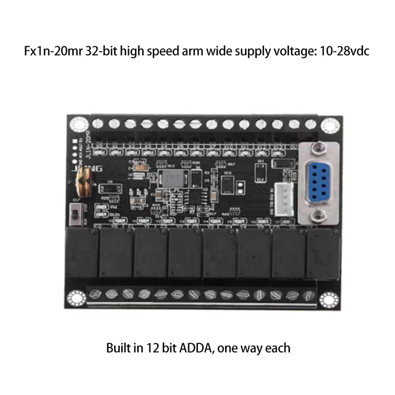 Motor Controller PLC Programmable Controller FX1N TO 20MR Programmable Relay Delay Module With Shell Motor Regulator