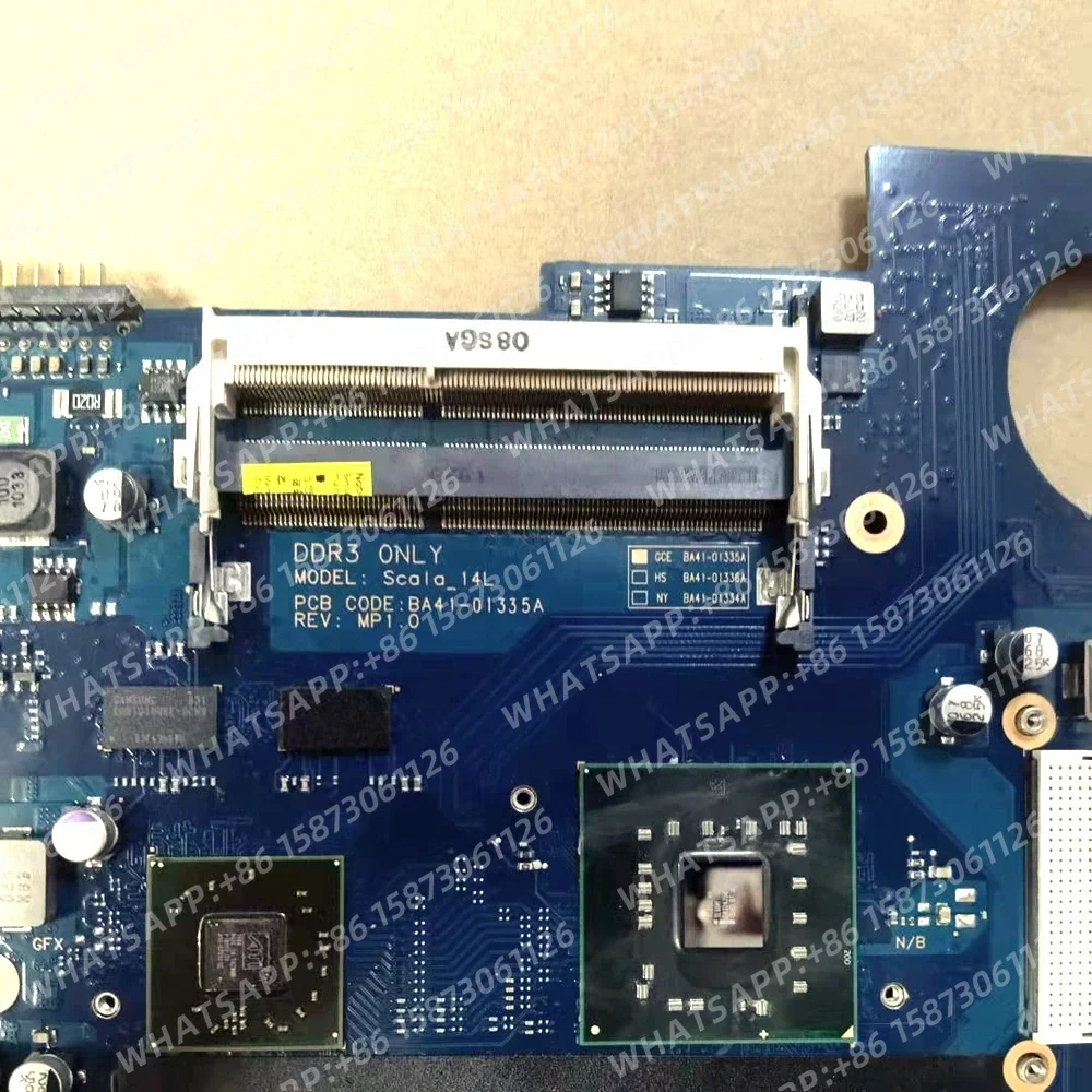 Placa-mãe BA92-06991B BA92-06991A compatível com NP-RV410 RV408 HD4500 PM45 DDR3, testada e aprovada para envio.