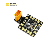 1 /2 /5 pcs Matek Systems 3A PDB Distribution Module XT60 with Double BEC 5V/12V for RC FPV drone