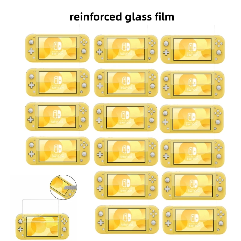 Protector de pantalla de vidrio HD templado premium para Nintendo Switch Lite protección de pantalla película de vidrio más vendida 0,3 mm