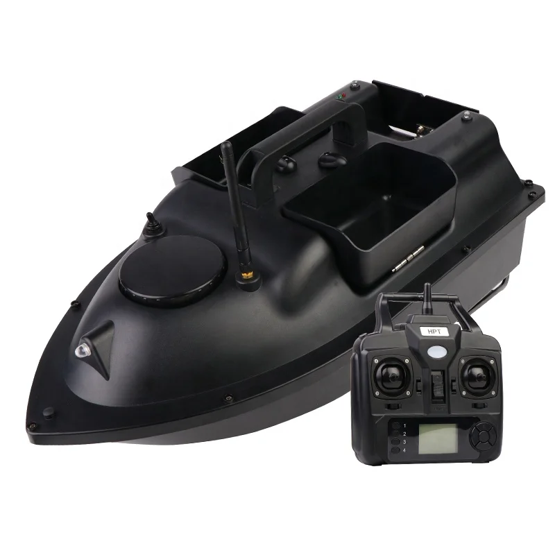 V18 3 Chambers 2kg LCD 4 Point Screen 500m RC GPS Fishing Bait Boat For Carp Fishing