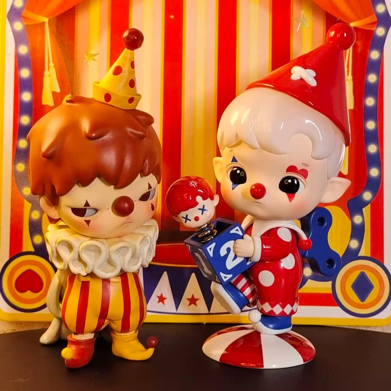 

POP MART HACIPUPU The Amazing Joker Series Anime Figure Toys Doll Cute Desktop Gift