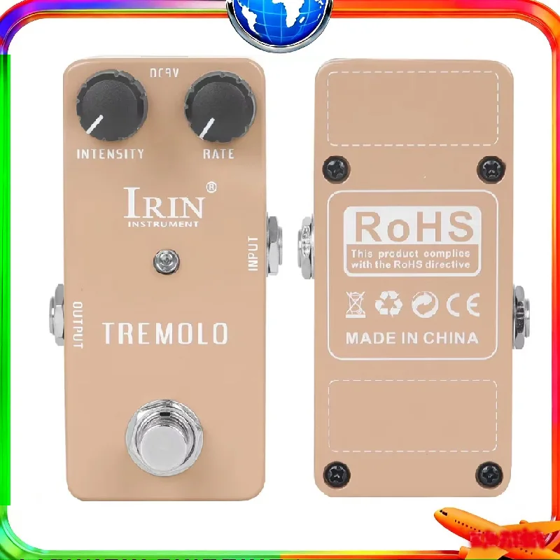  IRIN RS-09 اهتزاز تأثير الغيتار دواسة الرجعية الاهتزاز القديم مُضخّم صوت تأثيرات صحيح تجاوز الدواسات الغيتار الكهربائي الملحقات #1