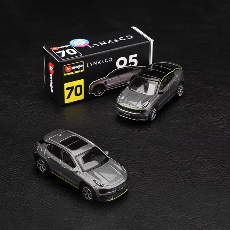 

Коллекционная модель автомобиля Lynk & Co 05 из литого металла в масштабе 1:64, статическая, для демонстрации, сувенир, подарок, украшение