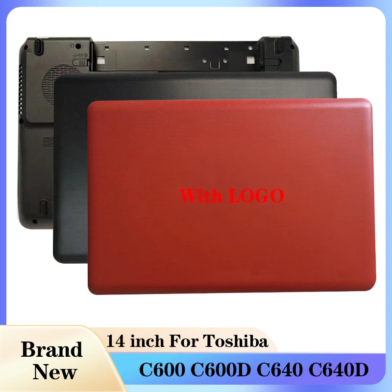 NEW  For Toshiba Satellite C600 C600D C640 C640D Laptop Case LCD Back Cover/Bottom Case