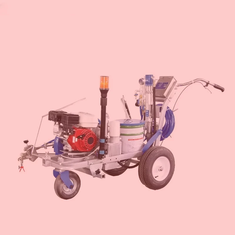 Hand Push Hot Melt Road Marking Machine Adjustable Width 50-450mm for Highway Parking Lot