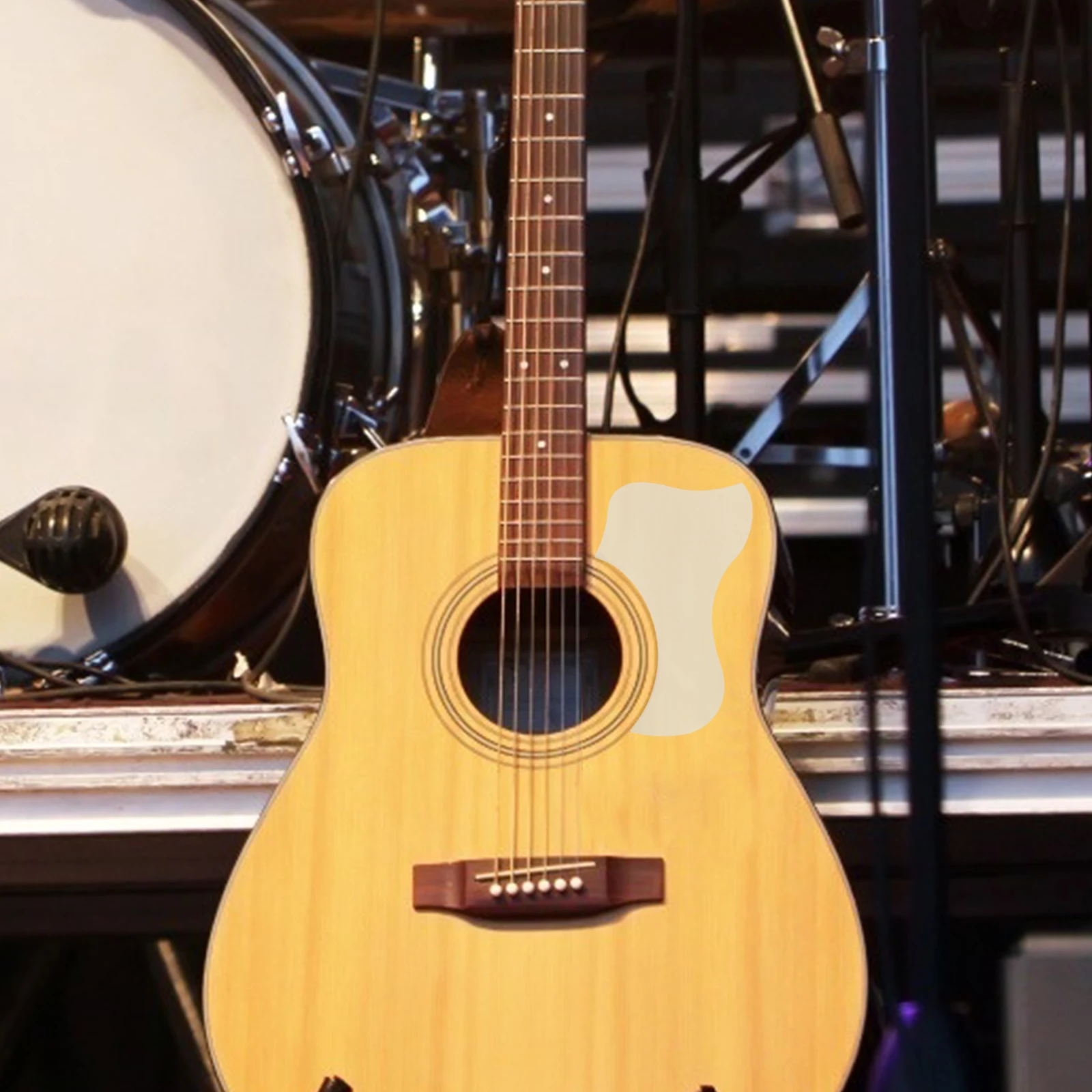 

Guitar Sticker Self Adhesive Pickguard Delicate Folk Material Stickers Nano Decal Electric Protective Plate Child Accesories