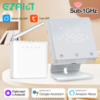 RF433 Wireless Thermostat WiFi Tuya Floor Heating Water Gas Boiler Smart Programmable Temperature Controller Voice Goole Alexa