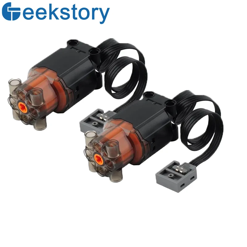 Piezas de bloques de construcción de tecnología de Motor L de sobrevelocidad, 6 uds., funciones de potencia, montaje de Motor de Control remoto, ladrillos MOC, accesorios DIY