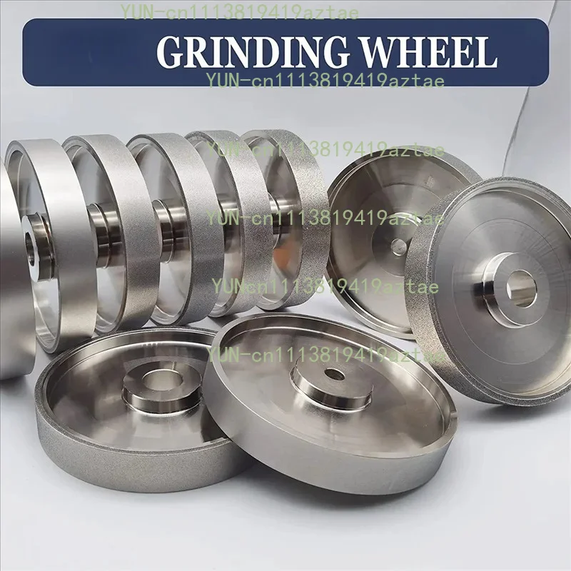 Grinding Wheel, 6Inch Dia x 1Inch Wide, with 1/2Inch Arbor, Diamond Grinding Wheel for Sharpening HSS, 80 Grit