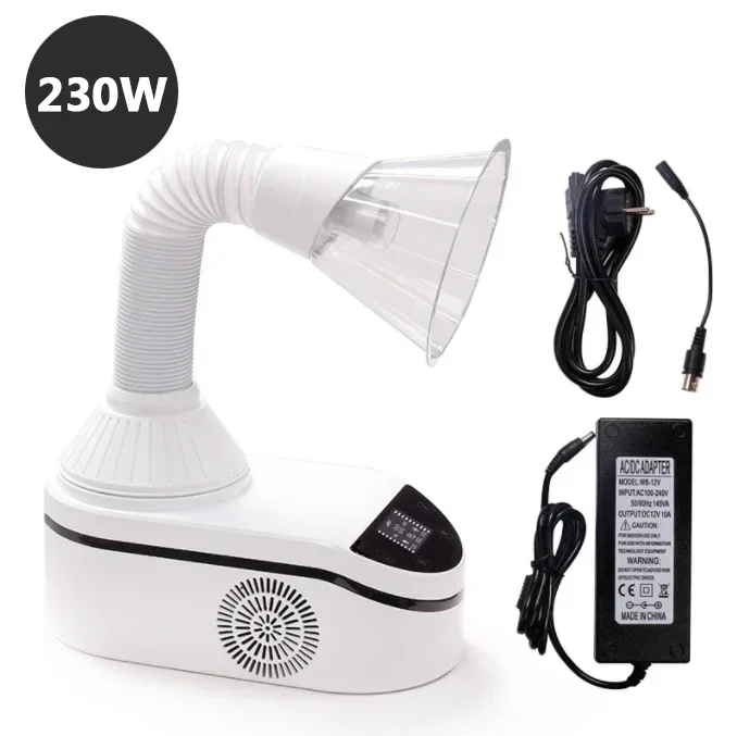New 230W Large Powerful Nail Table Manicure Vacuum Cleaner Dust Collector Extractor Electric For Nails Dust Collector De Polvo N