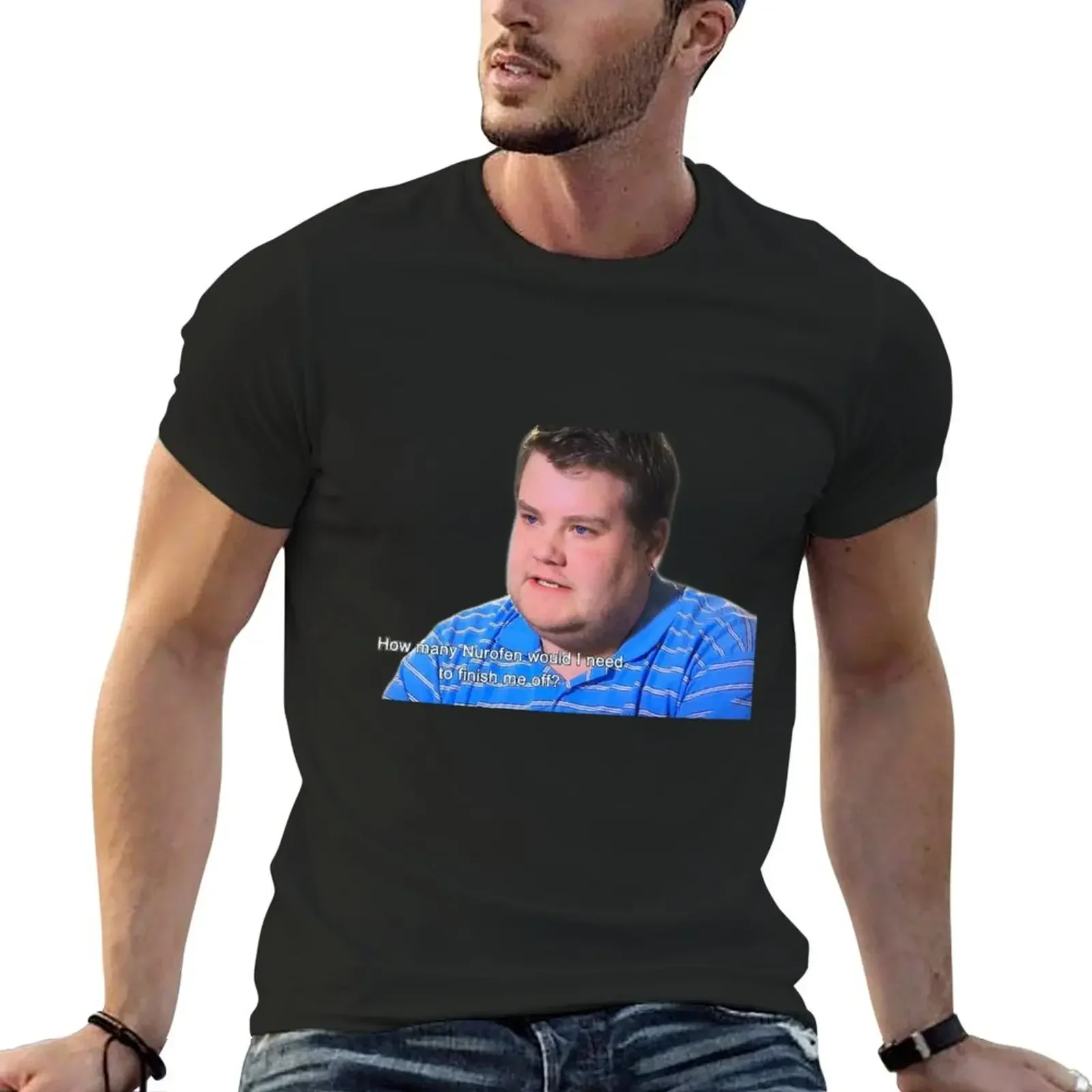 

Smithy Gavin & Stacey How Many Nurofen T-Shirt topping anime graphic t shirts mens big and tall t shirts