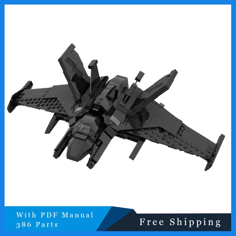

386 PCS Famous Movie Folding Wing Fighter Technical Building Blocks Model Educational DIY Assembly Toys For Boys Christmas Gifts