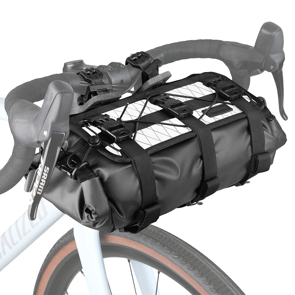

Rhinowalk Bicycle Front Bag 8L-13L Waterproof bike Handlebar Bag Easy to carry bike bag