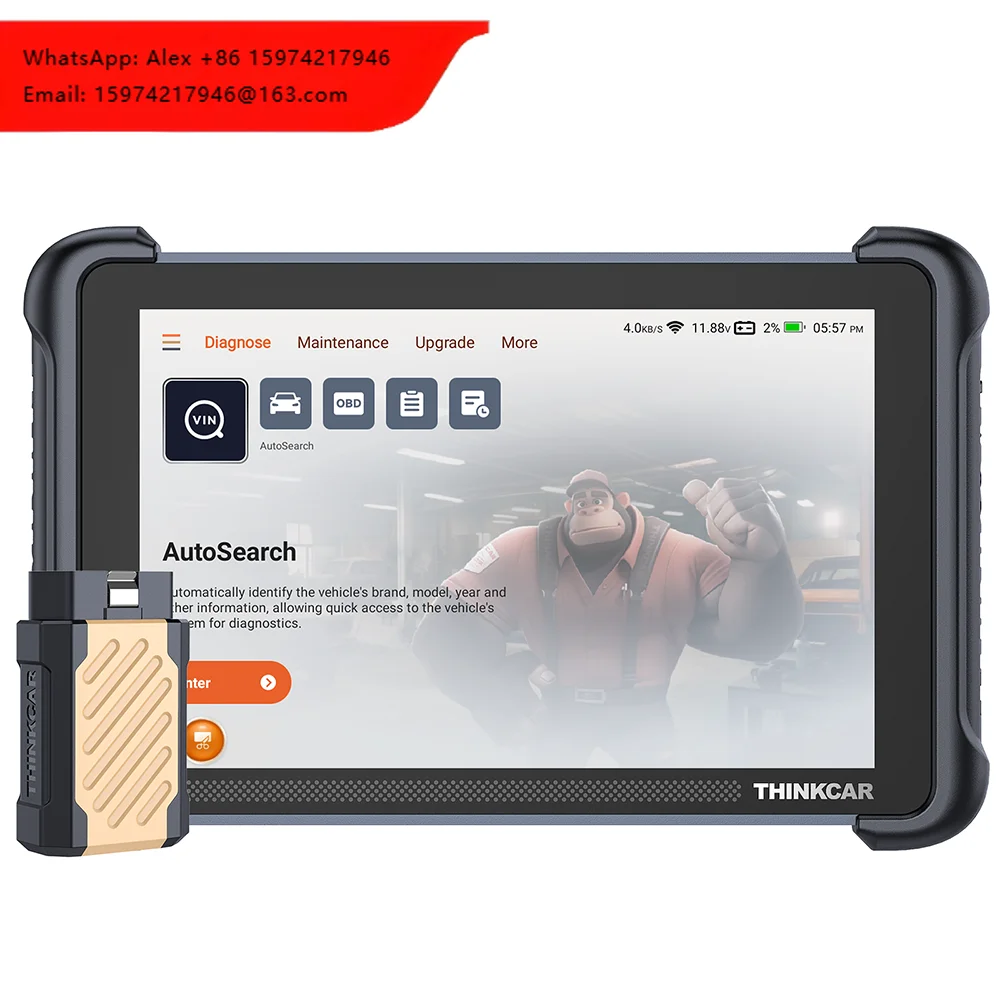 1년 무료 업데이트 소프트웨어 Thinkscan 689BT 자동차 진단 도구 CANFD DOIP 양방향 OBD2 코드 판독 진단