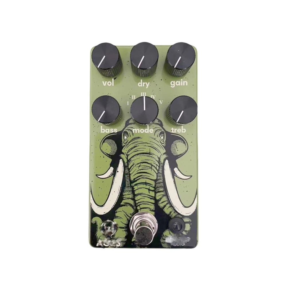 LYR PEDALS LY ROCK: Guitar OVERDRIVE pedals Five-State Overdrive,Innovative function of high-speed drive，Green