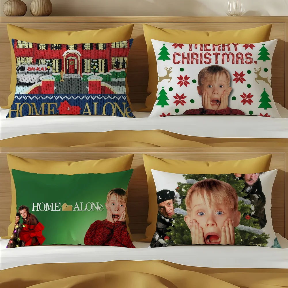 Film Home Christmas A-Alone Q cushion cover Hit product Sofa living Room Office Rectangle Pillow Home Coffee Shop Bedding