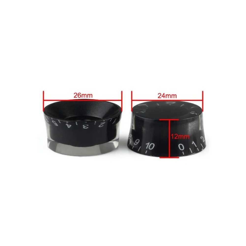

5 Pcs Volume Knob Cap Electric Guitar Knobs Pegs for Accessories Potentiometer Control Tone Tuner