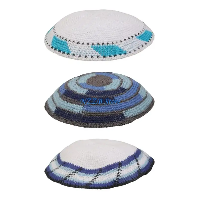 

T21F Breathable Jewish Cap for Men and Women Delicate Color Option Easy Care Design