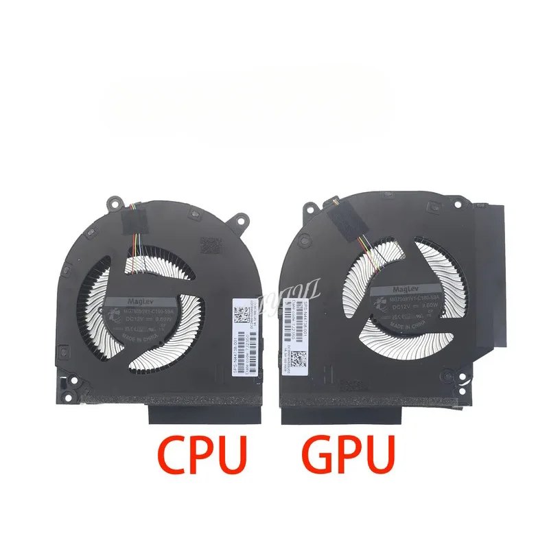 Laptop CPU GPU Cooling Fan MG75091V1-C180-S9A MG75091V1-C190-S9A DC12V 9.60W For HP By Gaming VICTUS 16-R TPN-C169 N44738-001