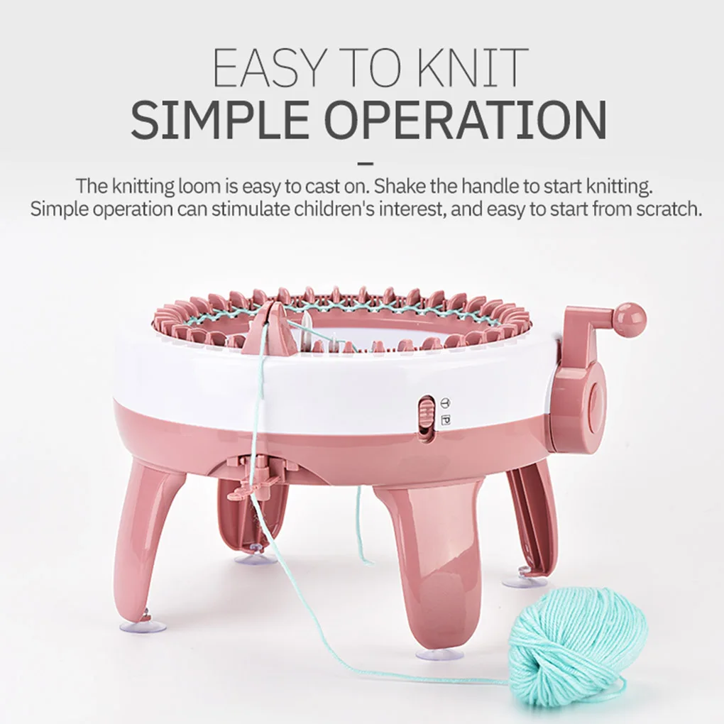 

Sentro Knitting Machine Craft Project 40 Needle Hand Knitting Machine Kit for Knitting Craft Such As Scarves/Hats/Sweaters/Glove