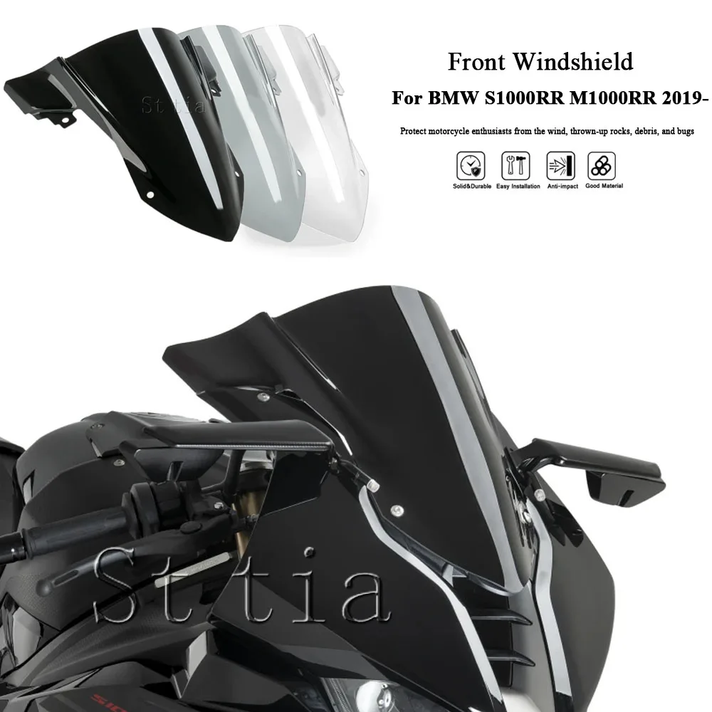 For BMW S1000RR S1000 RR 2019-2025 M1000RR M1000 RR 2021-2022 Motorcycle Windshield Windscreen Windproof Wind Screen Deflector
