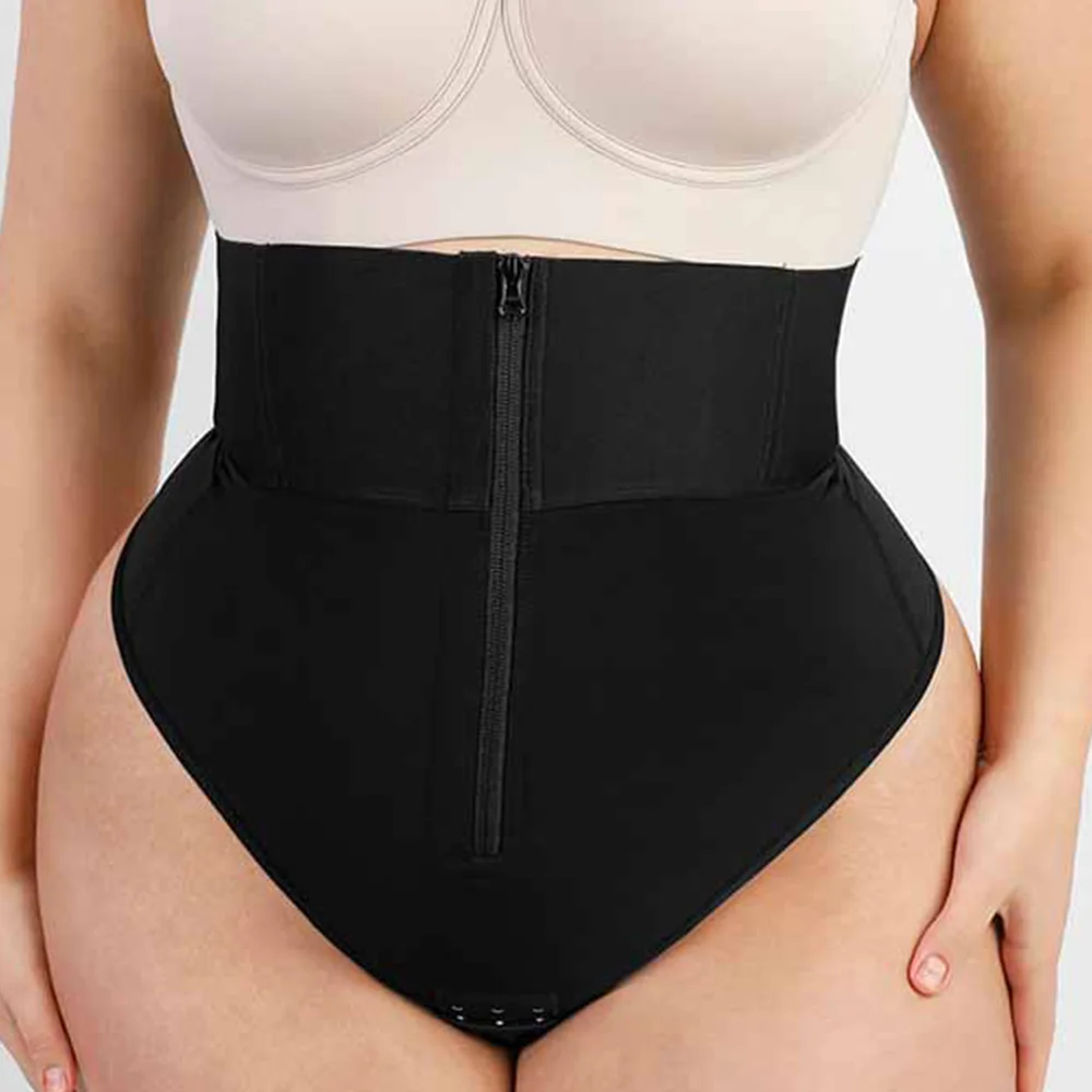 High Waist Butt Lifter Women Sexy Thong Shaper Tummy Control Panties Waist Trainer Push Up Shapewear Flat Abdomen Corset Big Ass