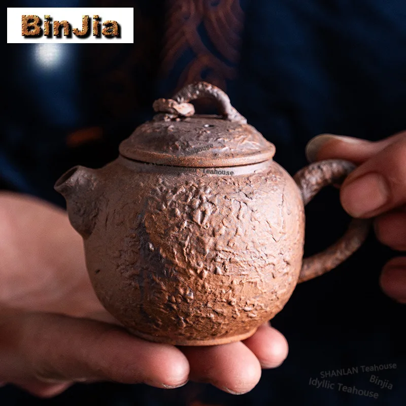 

100 мл старая каменная глина, грубая керамика, чайник, японский чайник, горшок для заварки чая, чайник с ситечком, предметы для чая, украшения