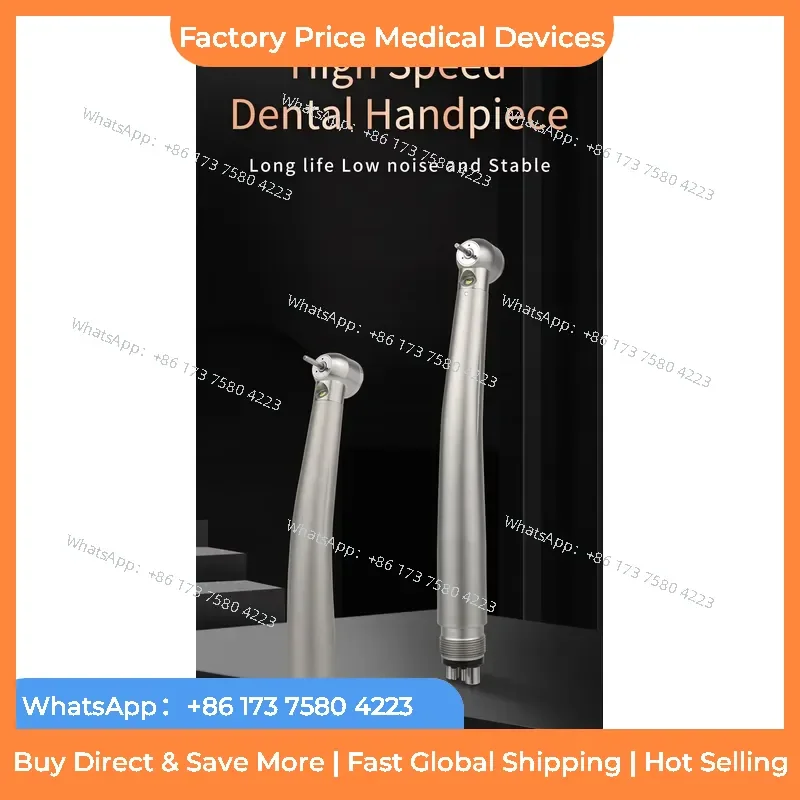 2026 LED Handpiece High Speed Push Button 3 Water Spray Light Ceramic Bearings Tips Air Turbine fastshipping view 6